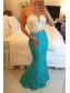 Blue White Lace Long Mermaid Prom Dresses Evening Gowns 99602202 Blue White Lace Long Mermaid Prom Dresses Evening Gowns 99602202