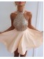 Halter Sequins Short Backless Homecoming Cocktail Prom Dresses Evening Gowns 99602204 Halter Sequins Short Backless Homecoming Cocktail Prom Dresses Evening Gowns 99602204