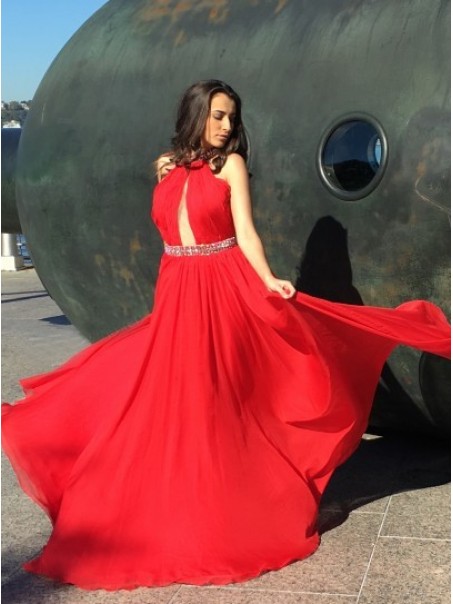 Beaded Red Long Chiffon Prom Dresses Evening Gowns 99602212 Beaded Red Long Chiffon Prom Dresses Evening Gowns 99602212