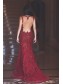 Mermaid Long Red Lace Prom Dresses Party Evening Gowns 99602242