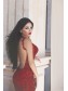 Mermaid Long Red Lace Prom Dresses Party Evening Gowns 99602242