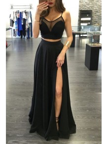 Sexy Black Two Pieces Prom Dresses Party Evening Gowns 99602253 Sexy Black Two Pieces Prom Dresses Party Evening Gowns 99602253