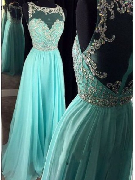 Beaded Illusion Neckline Long Blue Prom Dresses Party Evening Gowns 99602255 Beaded Illusion Neckline Long Blue Prom Dresses Party Evening Gowns 99602255