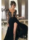 Long Black Lace Chiffon Prom Dresses Party Evening Gowns 99602257 Long Black Lace Chiffon Prom Dresses Party Evening Gowns 99602257