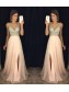 A-Line Beaded Sequins V-Neck Long Chiffon Prom Dresses Party Evening Gowns 99602280 A-Line Beaded Sequins V-Neck Long Chiffon Prom Dresses Party Evening Gowns 99602280