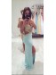 Long Blue Lace Chiffon Prom Dresses Party Evening Gowns 99602282 Long Blue Lace Chiffon Prom Dresses Party Evening Gowns 99602282