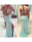 Long Blue Lace Chiffon Prom Dresses Party Evening Gowns 99602282 Long Blue Lace Chiffon Prom Dresses Party Evening Gowns 99602282
