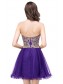 A-Line Sweetheart Gold Lace Appliques Short Prom Dresses Party Evening Gowns 99602284