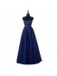 A-Line Illusion Neckline Lace Long Prom Dresses Party Evening Gowns 99602287