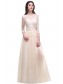 A-Line 3/4 Length Sleeve Lace Prom Dresses Party Evening Gowns 99602289