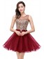 A-Line Illusion Neckline Gold Lace Appliques Short Prom Dresses Party Evening Gowns 99602290 A-Line Illusion Neckline Gold Lace Appliques Short Prom Dresses Party Evening Gowns 99602290