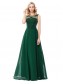 A-Line Illusion Neckline Lace Chiffon Prom Dresses Party Evening Gowns 99602294