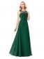 A-Line Illusion Neckline Lace Chiffon Prom Dresses Party Evening Gowns 99602294