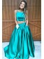 A-Line Two Pieces Green Prom Dresses Party Evening Gowns 99602295 A-Line Two Pieces Green Prom Dresses Party Evening Gowns 99602295