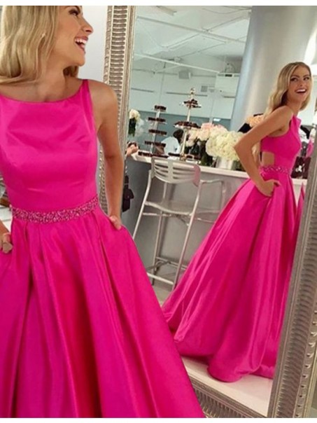 A-Line Beaded Long Prom Dresses Party Evening Gowns 99602315