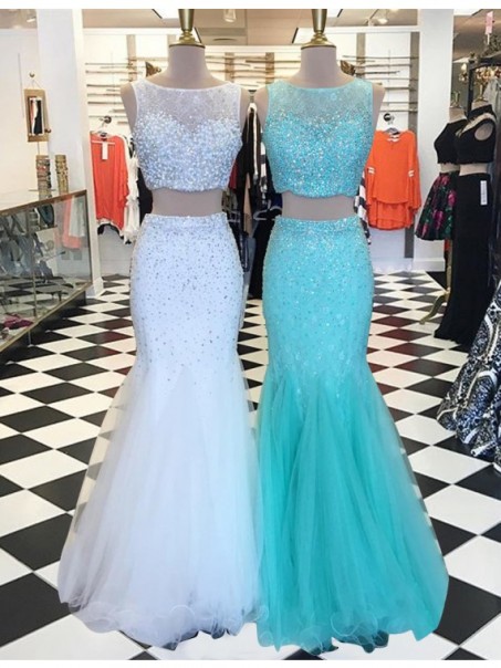 Two Pieces Mermaid Beaded Prom Dresses Party Evening Gowns 99602317 Two Pieces Mermaid Beaded Prom Dresses Party Evening Gowns 99602317