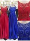 A-Line Lace and Satin Long Prom Dresses Party Evening Gowns 99602318 A-Line Lace and Satin Long Prom Dresses Party Evening Gowns 99602318