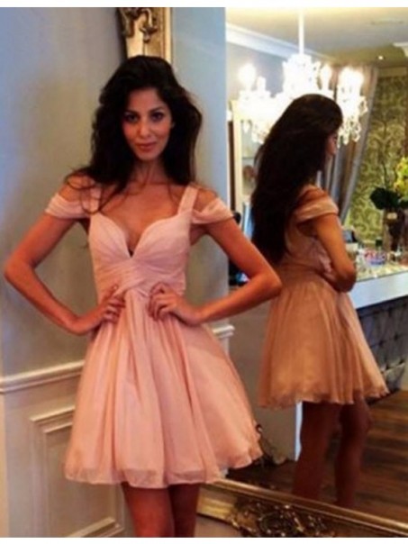 Short Pink Off-the-Shoulder Homecoming Cocktail Prom Dresses 99602334 Short Pink Off-the-Shoulder Homecoming Cocktail Prom Dresses 99602334