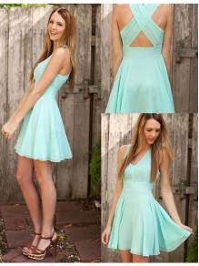 Short/Mini V-Neck Homecoming Cocktail Prom Dresses 99602339 Short/Mini V-Neck Homecoming Cocktail Prom Dresses 99602339