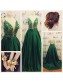 Long Green Spaghetti Straps Lace Satin Prom Dresses Party Evening Gowns 99602355 Long Green Spaghetti Straps Lace Satin Prom Dresses Party Evening Gowns 99602355