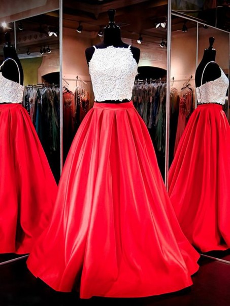 Spaghetti Straps Two Pieces Prom Dresses Party Evening Gowns 99602358 Spaghetti Straps Two Pieces Prom Dresses Party Evening Gowns 99602358