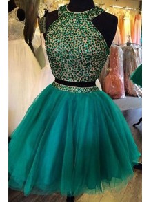 Two Pieces Beaded Short Homecoming Cocktail Prom Dresses 99602365 Two Pieces Beaded Short Homecoming Cocktail Prom Dresses 99602365