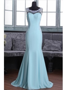 Mermaid Long Blue Beaded Lace Prom Dresses Party Evening Gowns 99602369 Mermaid Long Blue Beaded Lace Prom Dresses Party Evening Gowns 99602369
