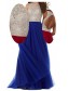 A-Line Long Blue Beaded Sequins Tulle Prom Dresses Party Evening Gowns 99602381