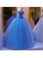 Beaded Tulle Ball Gown Prom Dresses Party Evening Gowns 99602396