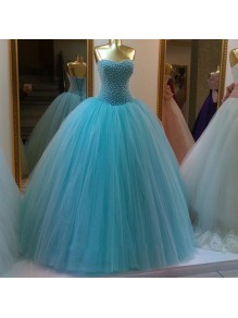 Beaded Tulle Ball Gown Prom Dresses Party Evening Gowns 99602396 Beaded Tulle Ball Gown Prom Dresses Party Evening Gowns 99602396