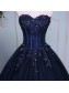 Long Blue Sweetheart Beaded Lace Prom Dresses Party Evening Gowns 99602402 Long Blue Sweetheart Beaded Lace Prom Dresses Party Evening Gowns 99602402
