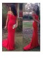Long Red Mermaid Off-the-Shoulder Prom Dresses Party Evening Gowns 99602418