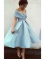 A-Line Off-the-Shoulder Prom Dresses Party Evening Gowns 99602419