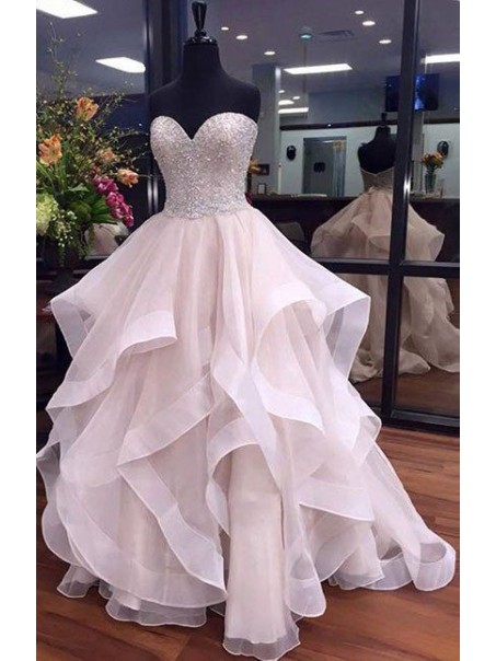 Beaded Sweetheart Long Prom Dresses Party Evening Gowns 99602430