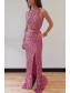 Sparkly Two Pieces Long Prom Dresses Party Evening Gowns 99602453