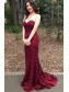 Long Mermaid Lace Burgundy Prom Dresses Party Evening Gowns 99602488 Long Mermaid Lace Burgundy Prom Dresses Party Evening Gowns 99602488
