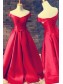 Long Red Off-the-Shoulder Prom Dresses Party Evening Gowns 99602500 Long Red Off-the-Shoulder Prom Dresses Party Evening Gowns 99602500