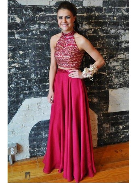Beaded Two Pieces Long Prom Dresses Party Evening Gowns 99602509 Beaded Two Pieces Long Prom Dresses Party Evening Gowns 99602509
