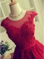 Short Burgundy Lace Keyhole Back Homecoming Cocktail Prom Dresses 99602532 Short Burgundy Lace Keyhole Back Homecoming Cocktail Prom Dresses 99602532