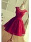 Short Burgundy Lace Keyhole Back Homecoming Cocktail Prom Dresses 99602532 Short Burgundy Lace Keyhole Back Homecoming Cocktail Prom Dresses 99602532