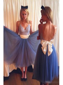 Lace and Tulle Spaghetti Straps Prom Dresses Party Evening Gowns 99602537 Lace and Tulle Spaghetti Straps Prom Dresses Party Evening Gowns 99602537