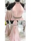 Long Pink Backless Beaded Halter Party Prom Evening Dresses 99602552 Long Pink Backless Beaded Halter Party Prom Evening Dresses 99602552