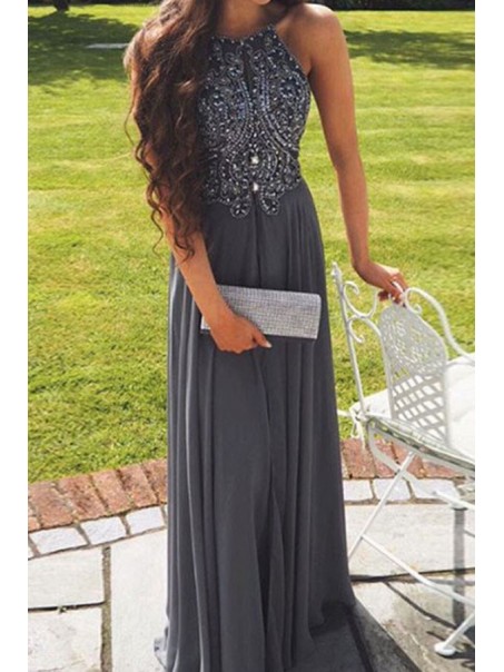 Elegant Beaded Chiffon Long Prom Evening Dresses 99602564 Elegant Beaded Chiffon Long Prom Evening Dresses 99602564