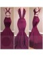 Sexy Deep-V-Neck Cross-Back Mermaid Long Prom Evening Dresses 99602577