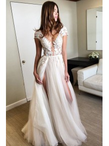 Sexy Cap Sleeves Long Prom Evening Dresses 99602581 Sexy Cap Sleeves Long Prom Evening Dresses 99602581