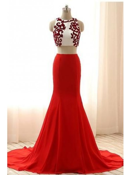 Mermaid Two Pieces Long Prom Evening Dresses 99602583 Mermaid Two Pieces Long Prom Evening Dresses 99602583