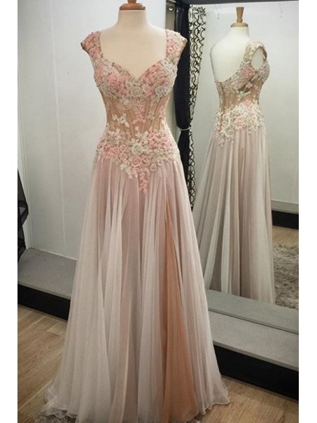 Elegant Sleeveless Long Prom Evening Dresses 99602597