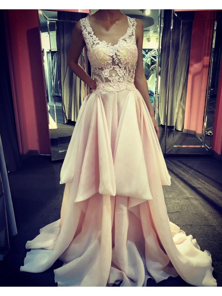 Sexy V-Neck Long Prom Evening Dresses 99602603