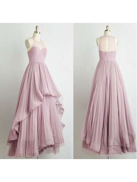 Long Pleated Prom Evening Party Dresses 99602617