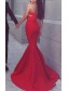 Long Red Mermaid Sweetheart Prom Evening Party Dresses 99602630